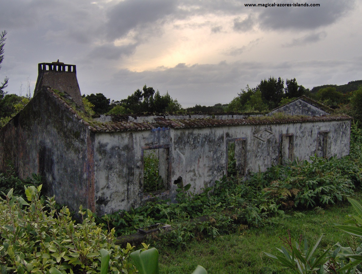 Ruins in Faial Azores.