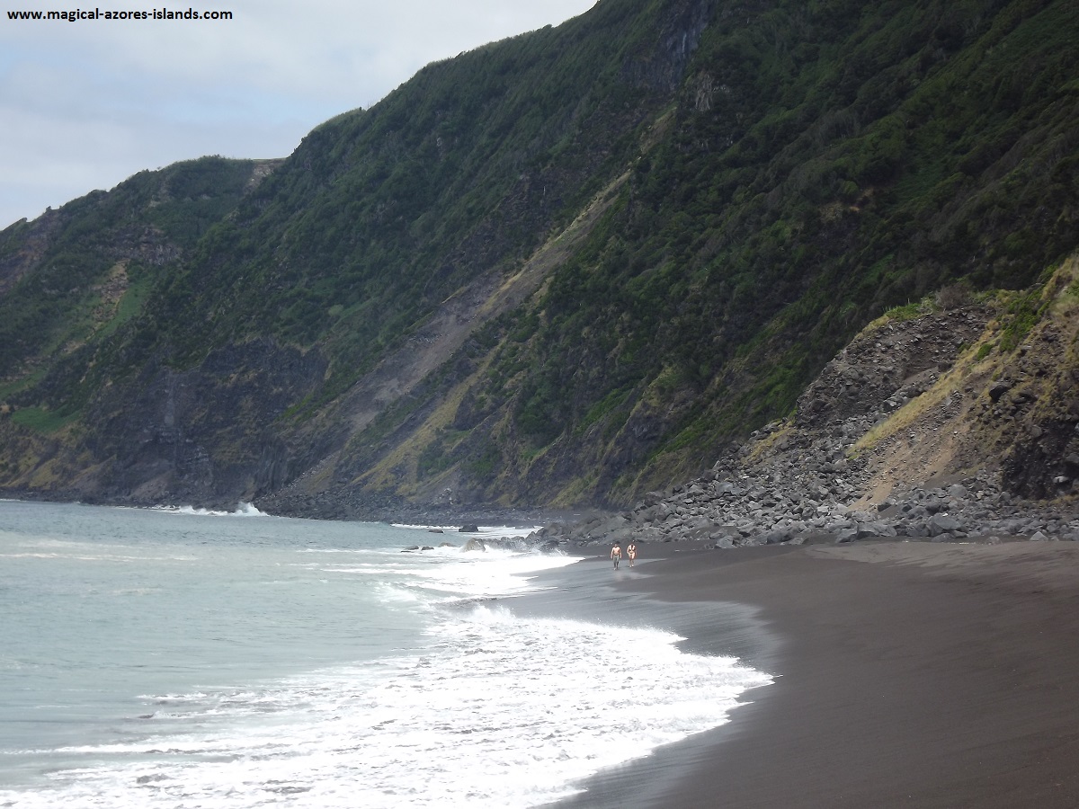 Praia do Norte. A nice beach in Faial